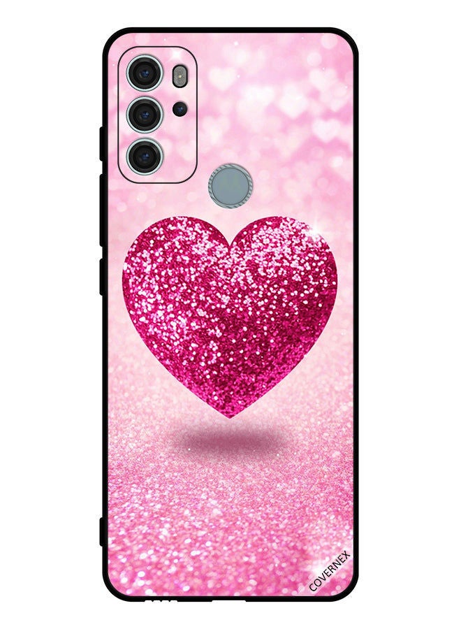 Covernex Protective Case Cover For Motorola Moto G60S Soft Glitter Heart - Image 1