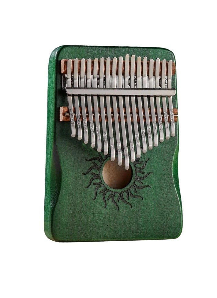 Kalimba Finger Piano, Wood Kalimba Instrument With Metal Keys, Portable Thumb Piano Keyboard Musical Instrument, Handheld Mini Keyboard Piano For Beginners, (1pc, 17 Keys Green) - pzsku/ZEFA99B62A9C1D5E6A9E7Z/45/_/1725619075/866c3f6f-43de-46c4-bfdc-dbe9206e9be9