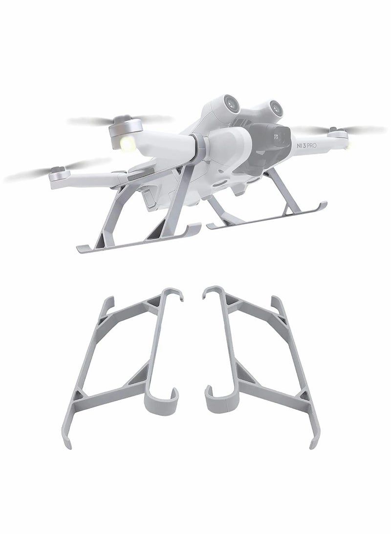 SOLARAE Extended Landing Gear Kit for DJI Mini 3 Pro Drone - Protective Leg Accessories for Enhanced Stability and Safety during Takeoff and Landing. - Image 1