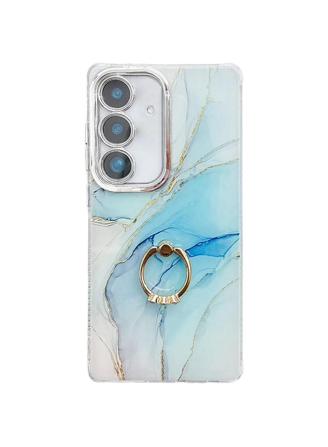 اس-توب جراب لهاتف Samsung Galaxy A16 5G، جراب هاتف بحلقة من الرخام المطلي بالكهرباء - Image 1