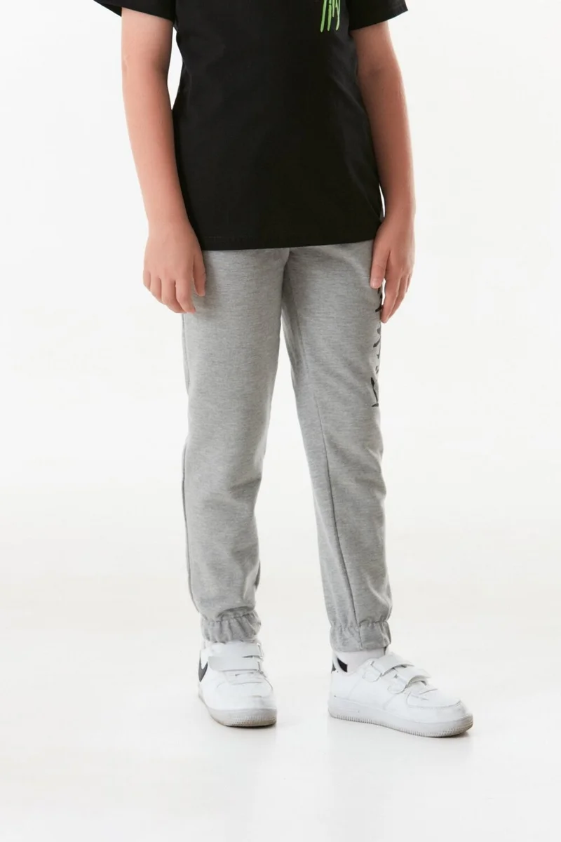 فولامودا Printed Elastic Waist Jogger Unisex Kids Sweatpants