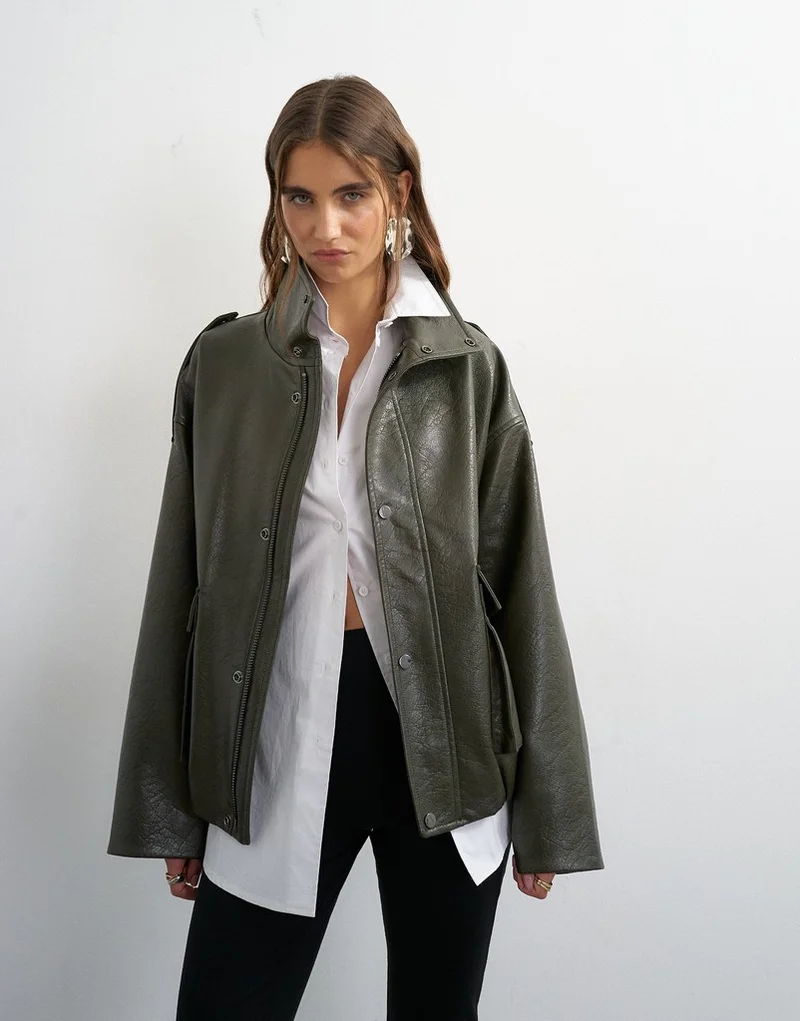 Topshop Bomber Coat Outerwear