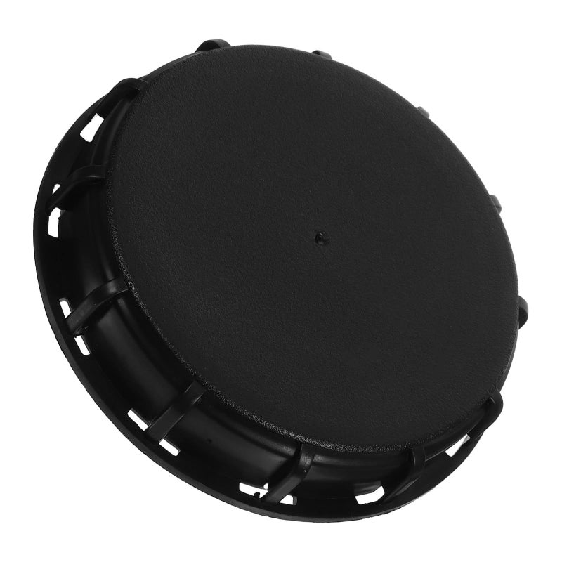 16.2cm Black Plastic IBC Tote Lid Cover with Gasket Chemical Food Storage Replacement - Image 2