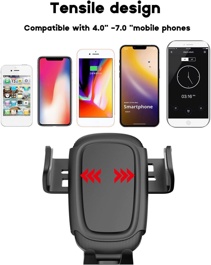 Adjustable Truck SUV Car Phone Mount with Powerful Clamps Sucker Cup Holder for Dashboard Windshield Bracket Cell Phones Holder for Hand Grip Car Vent Bed Long-arm Mount Suction - Image 2