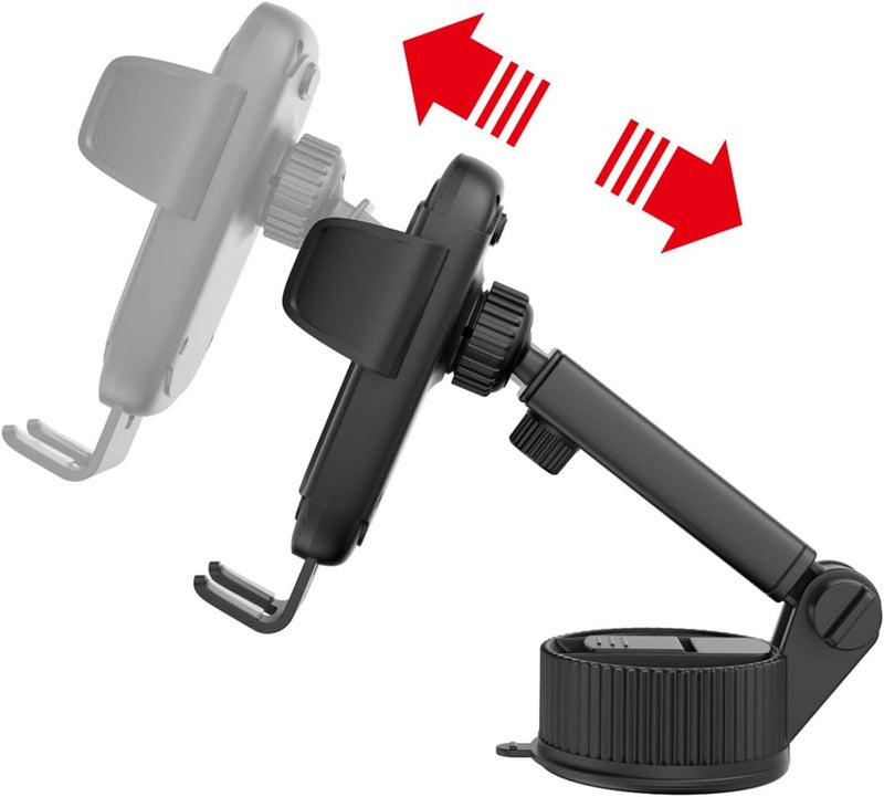 Adjustable Truck SUV Car Phone Mount with Powerful Clamps Sucker Cup Holder for Dashboard Windshield Bracket Cell Phones Holder for Hand Grip Car Vent Bed Long-arm Mount Suction - Image 3