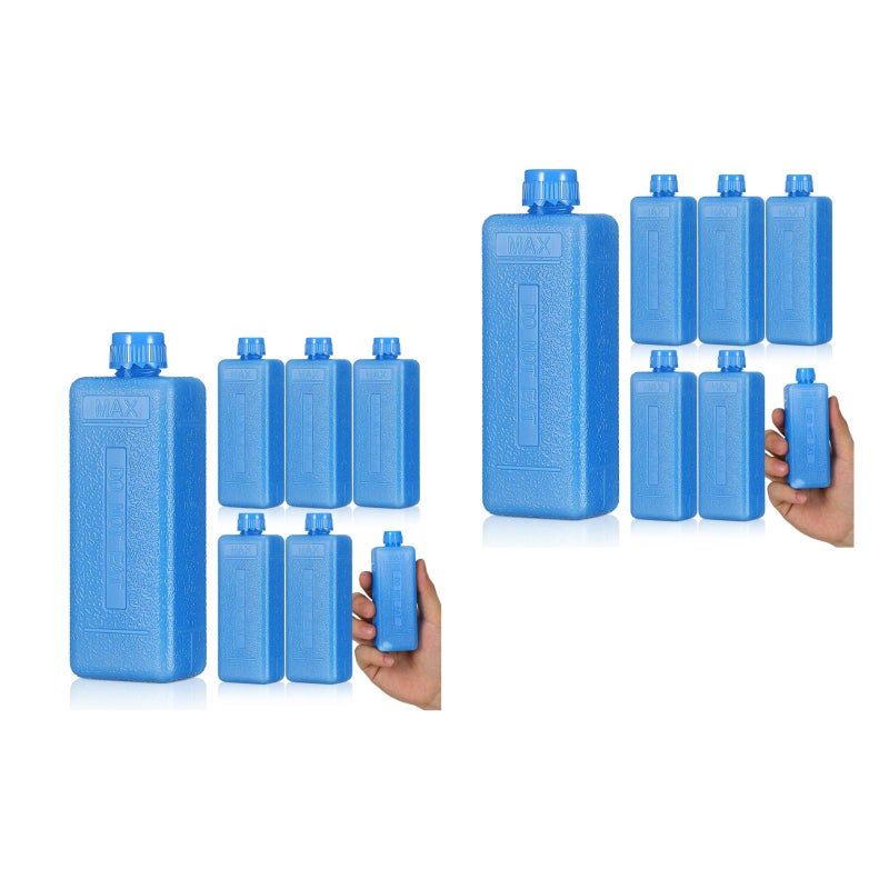 16 pcs Ice Packs: Ice Boxes Reusable Freezer Blocks Cooler Freeze Packs For Lunch Boxes Camping Picnic Air Conditioner Fan Shipping Fishing - Image 5