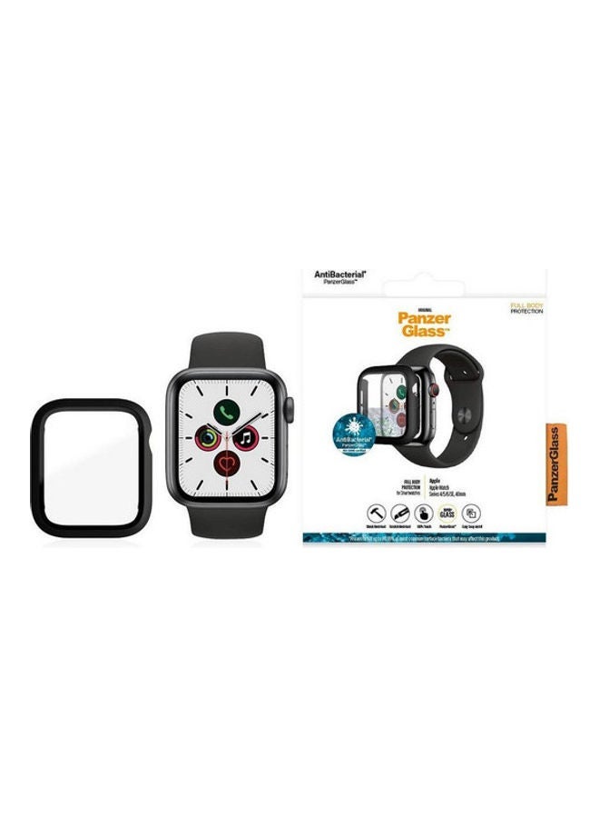 NIBEMINENT Full Body Apple Watch Bumper for Series 4/5/6/SE 40MM Black - Image 3