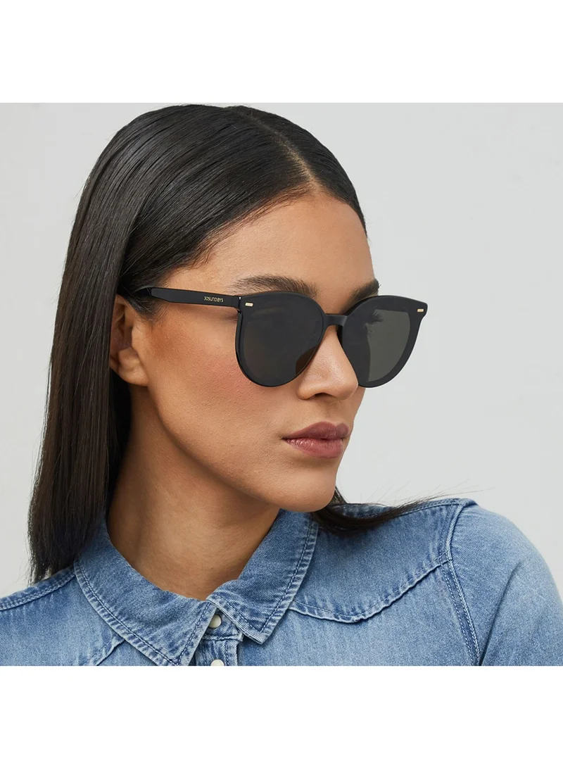 30 سندايز HERA Women Black Sunglasses - Frame Material: Acetate - Lens Color: Black- Frame Color: Black - Full Rim