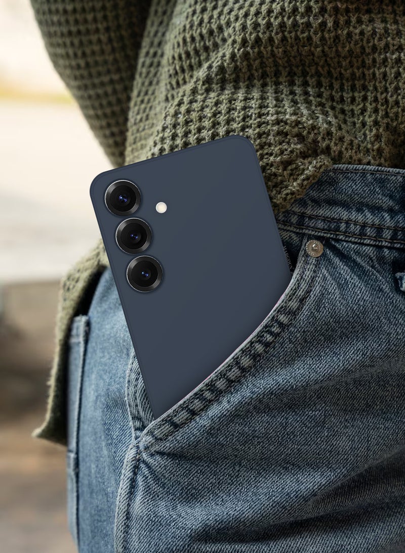 KZDOO حافظة لجهاز Galaxy S25 - حافظة Air Skin حماية كاملة من جميع الجوانب نحيفة للغاية بسماكة 0.3 مم ووزن خفيف 4 جرام - زرقاء - Image 5