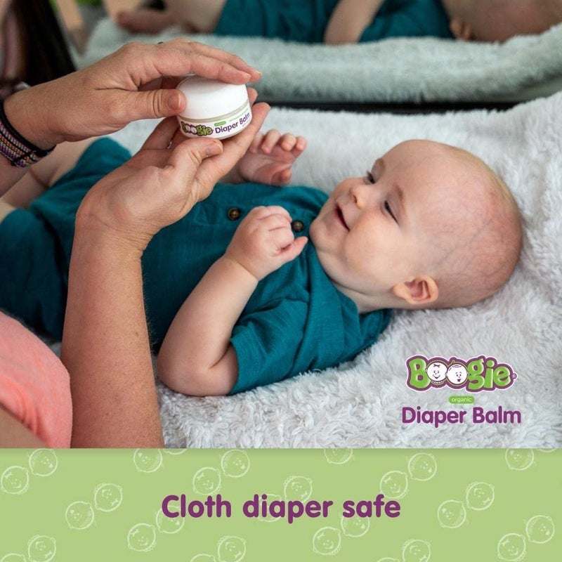 Boogie Diaper Rash Balm for Baby, USDA Certified Organic, Made with Naturally Derived Ingredients, 1.5 oz (Pack of 1) - Image 5