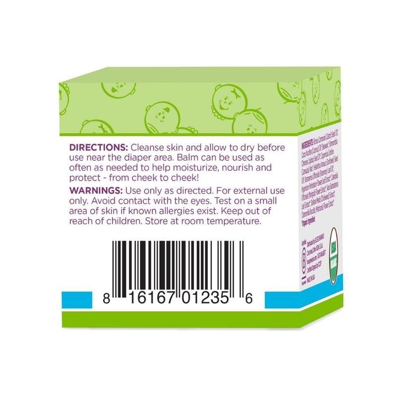 Boogie Diaper Rash Balm for Baby, USDA Certified Organic, Made with Naturally Derived Ingredients, 1.5 oz (Pack of 1) - Image 2