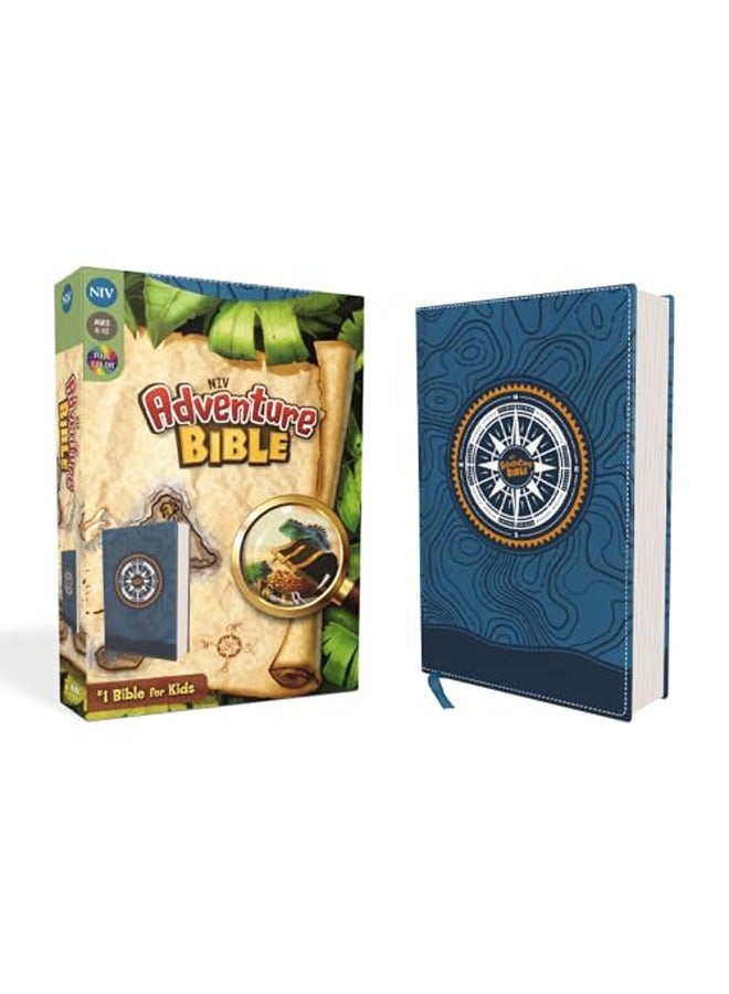 NIV, Adventure Bible, Leathersoft, Blue, Full Color