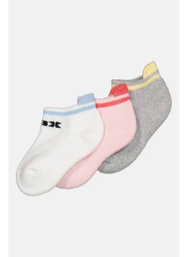 RBX Kids Girl 10 Pairs Ankle Sports Socks, Pink  - Image 2