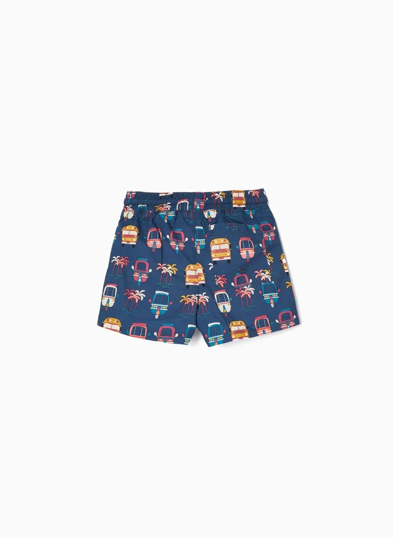 زيبي Swim Shorts with 'Tuk Tuk' Pattern for Baby Boys