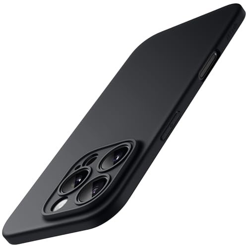 JETech Slim Case for iPhone 16 Pro Max 69Inch with Camera Lens Full Protection UltraThin Lightweight Matte Finish Minimalist Protective Phone Cover Black Titanium - Image 1
