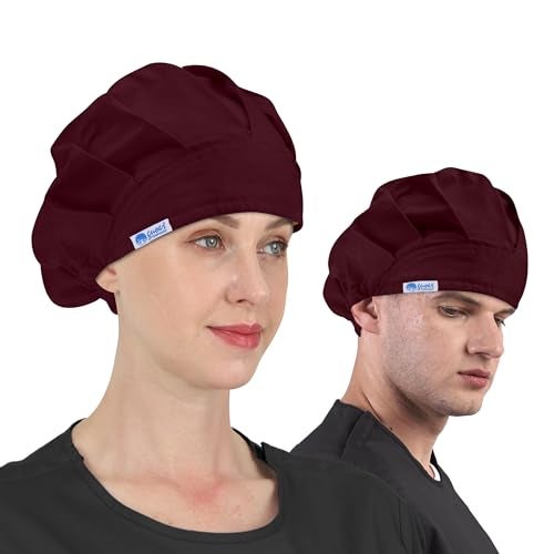 GUOER Hat Bouffant Cap One Size Multi Color (Color17) - Image 2