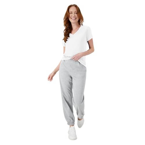 Hanes Women's Short Sleeve Cool DRI V-Neck Tee, White, Medium - Image 4