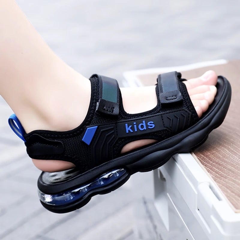 Boys Sandals Summer Children'S Sports Beach Shoes Medium And Large Boys Soft Soled Sandals Summer Style - Image 2