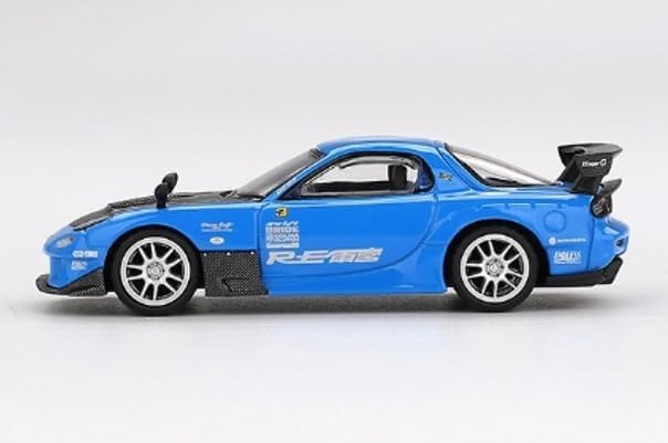 MINI GT MGT01046-BL 1/64 Mazda RX-7 RE Amemiya 20B NA 3ROTOR-7 Amemiya (Right Handle) Finished Product - Image 4