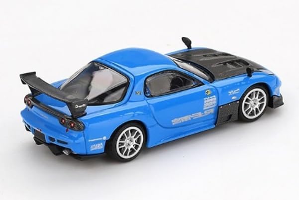 MINI GT MGT01046-BL 1/64 Mazda RX-7 RE Amemiya 20B NA 3ROTOR-7 Amemiya (Right Handle) Finished Product - Image 3