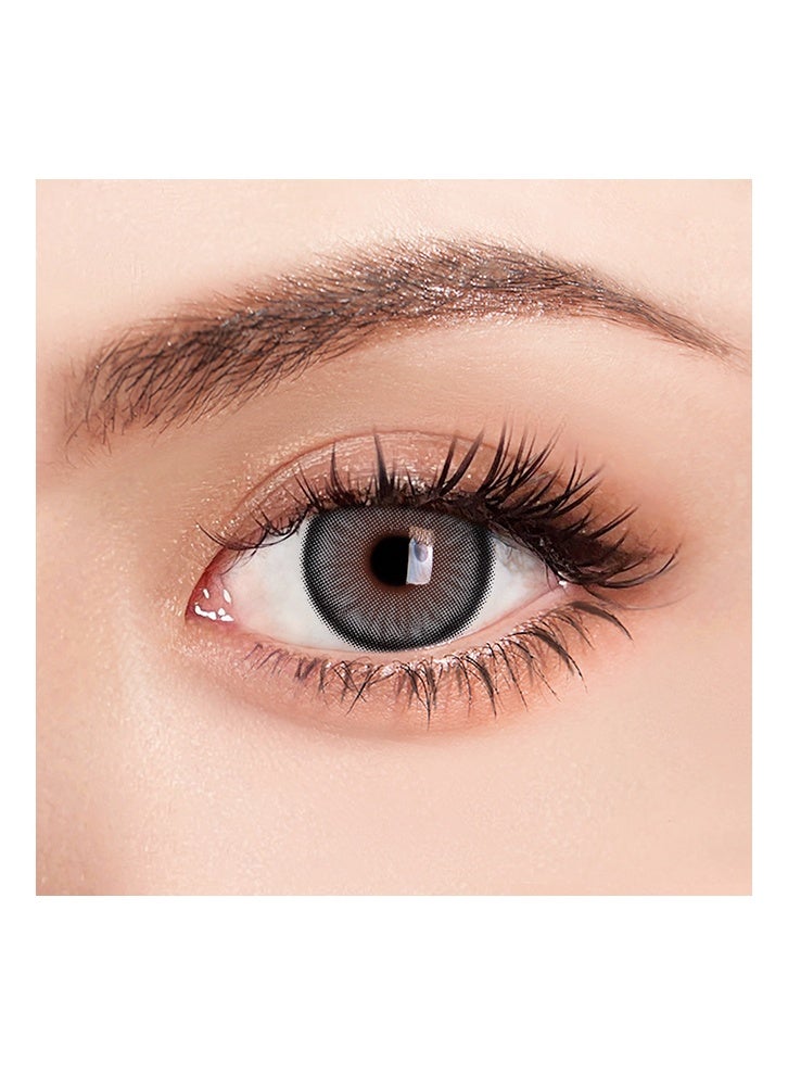 يواي عدسات لاصقة ملونة سنوية Mirage Gray، عدسات لاصقة تجميلية للجنسين، عدسات طبيعية عصرية، عدسات لاصقة ناعمة بنسبة 42٪ - Image 4