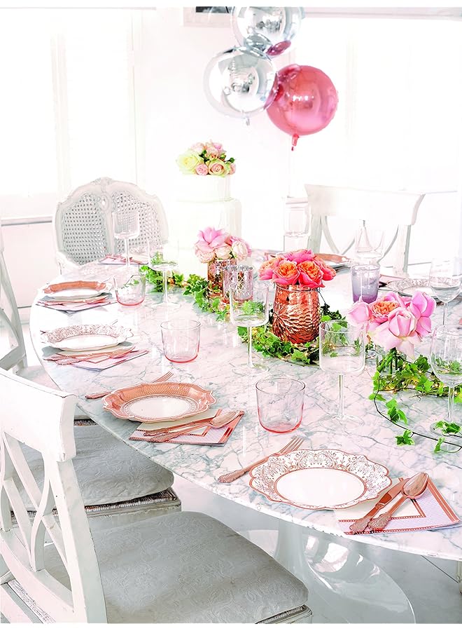 Talking Tables Party Porcelain Rose Gold Napkin - Image 4