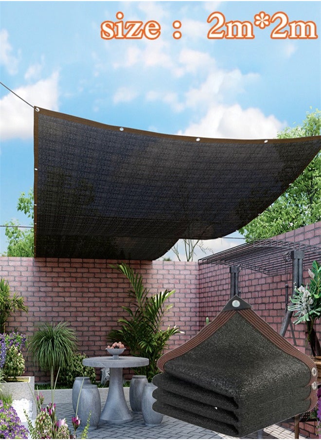 Generic Shade Net 2x2M, Sun Shade Cloth Shade Sail for Canopy, Greenhouse, and Patio  - Image 1
