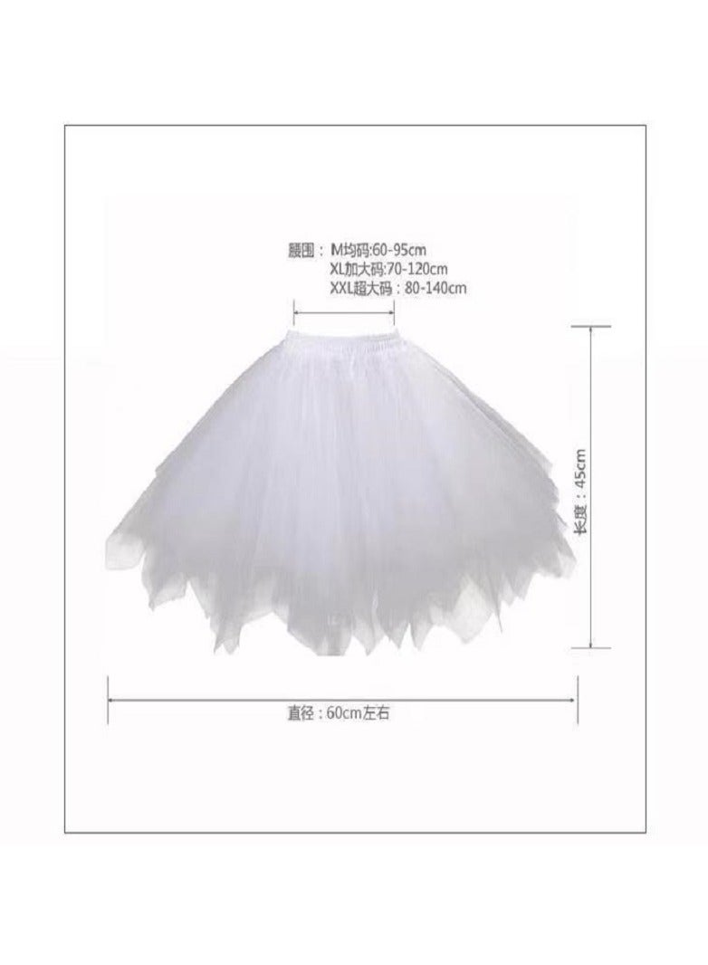 White ballet skirt Stage skirt  - Image 3