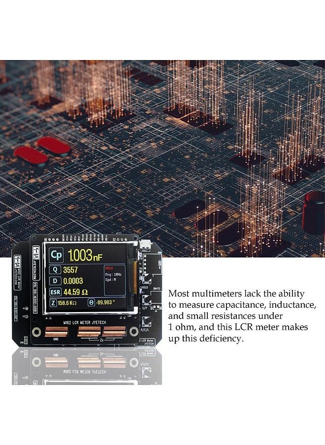 Portable Digital Inductance Capacitor Resistance Meter DIY Kit