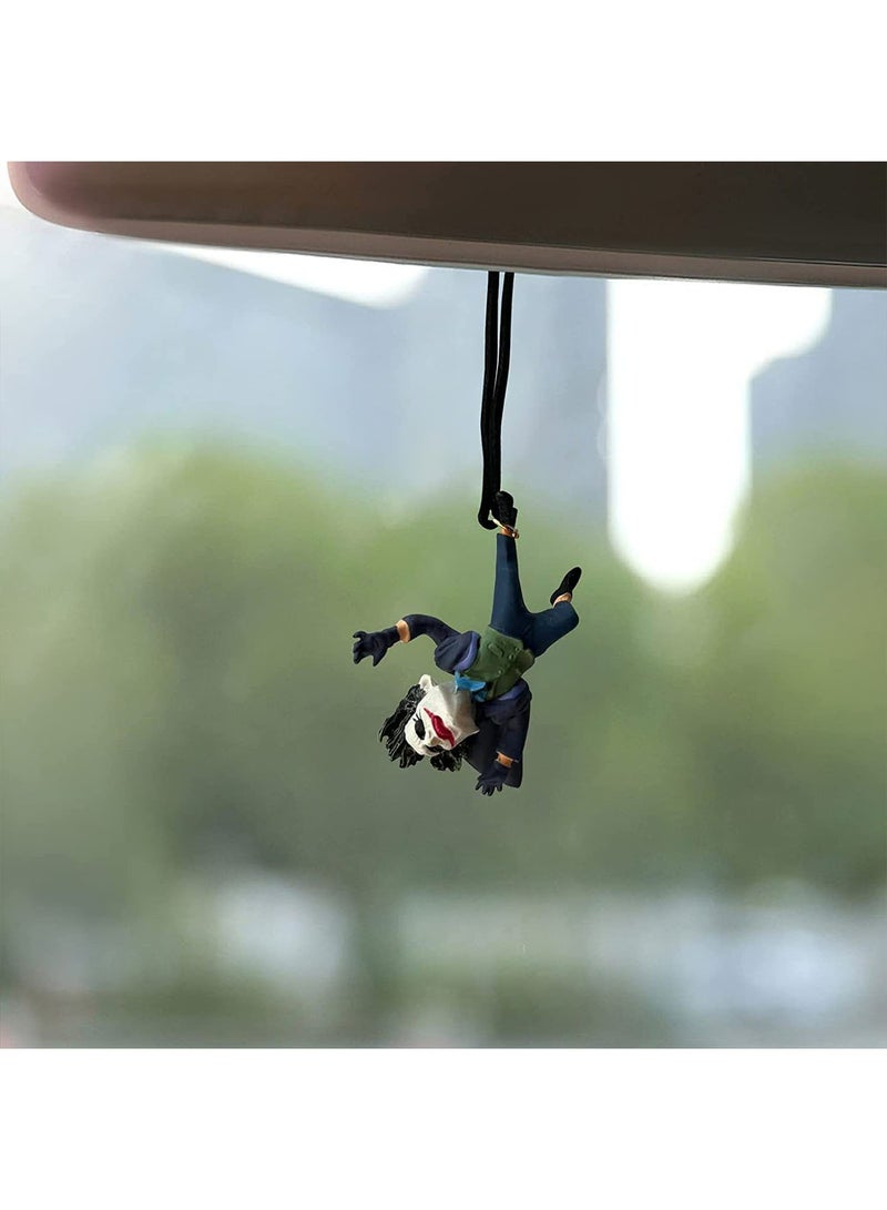 Clown Car Pendant Interior Rearview Mirrors Charms Hanging Ornament, Rear View Mirror Hanging Accessories, Funny Accessories for Office Home Hanging, Micro Landscape Decor, Birthday Romantic Gift - Image 5