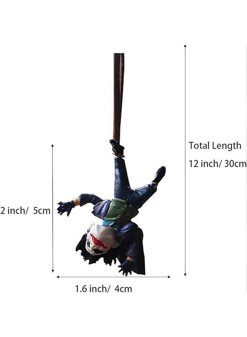 Clown Car Pendant Interior Rearview Mirrors Charms Hanging Ornament, Rear View Mirror Hanging Accessories, Funny Accessories for Office Home Hanging, Micro Landscape Decor, Birthday Romantic Gift - Image 2