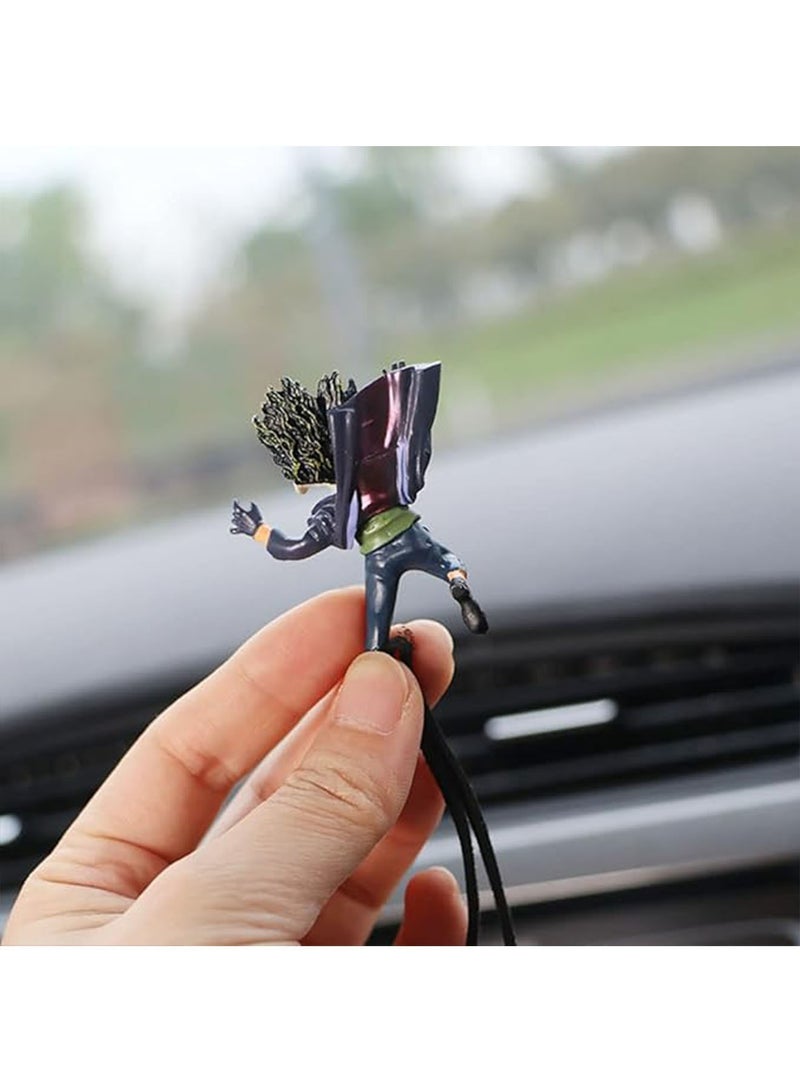 Clown Car Pendant Interior Rearview Mirrors Charms Hanging Ornament, Rear View Mirror Hanging Accessories, Funny Accessories for Office Home Hanging, Micro Landscape Decor, Birthday Romantic Gift - Image 4