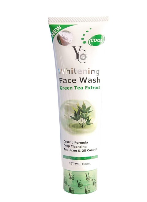 Whitening Face Wash Cucumber Extract 100 ml Green Tea Whitening Face Wash 100ml
