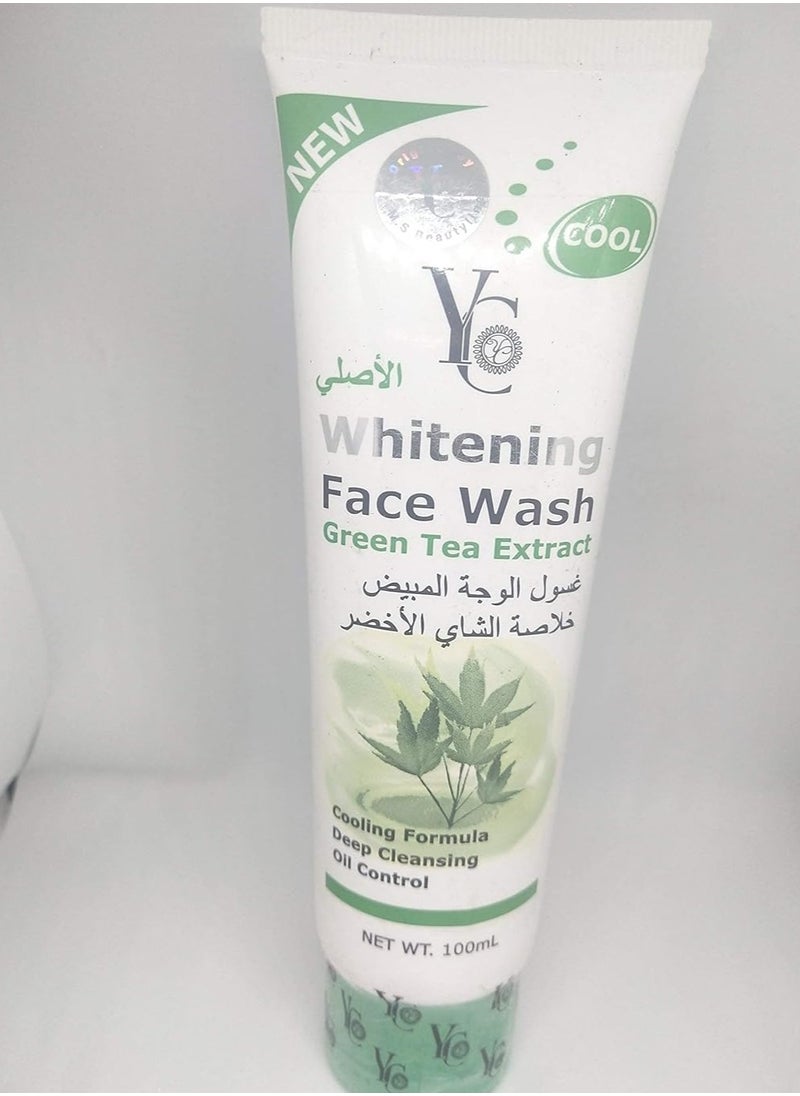 Whitening Face Wash Cucumber Extract 100 ml Green Tea Whitening Face Wash 100ml