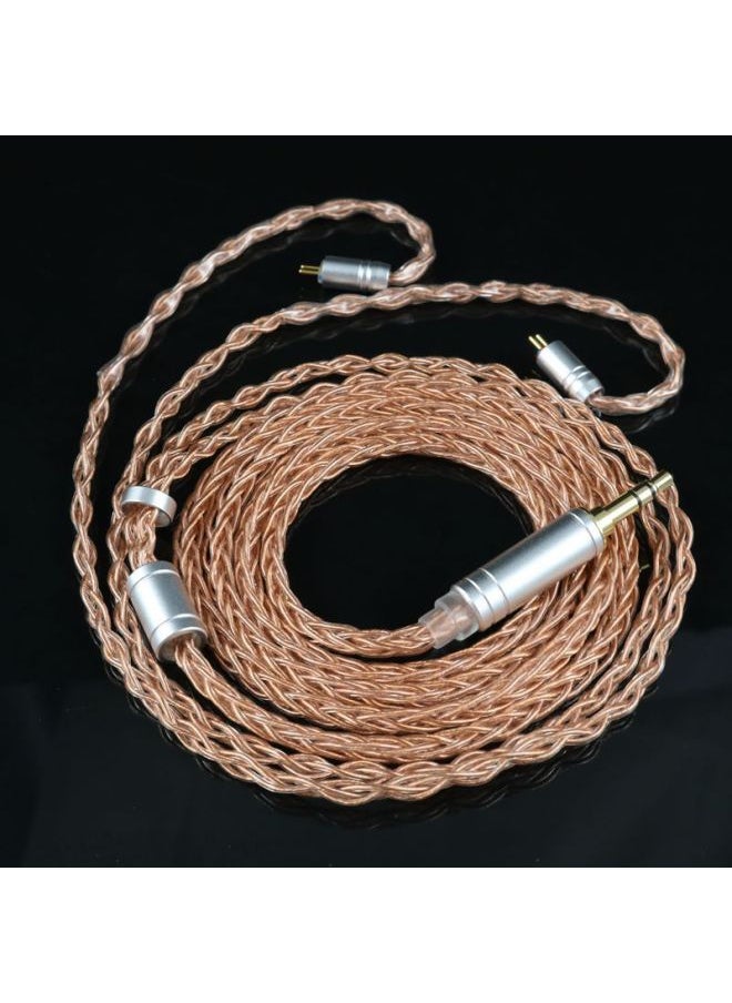8 Strands Of High Purity Oxygen-free Copper HIFI Headset Upgrade Line Audio Line Shure MMCX 2ipn Fever Wire Manufacturers-Color:QDC-Length:3.5MM  - Image 1