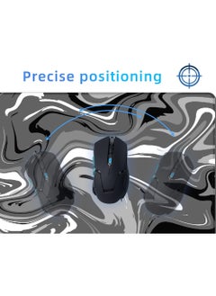 Rock Pow Large Gaming Mouse Pad Anti-Skid Mousepad Large Keyboard Mouse Pad Desk Mat with Stitched Edges (800 * 300 * 3mm)  - Image 3