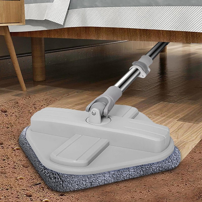 waqif Square Shape Mop Head with 2 Pad Extra Clean Water Spin Mop with Separate Water Bucket Suitable for All Types of Flooring Separates Dirty and Clean Water Wet - Image 3