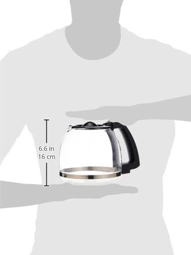 Capresso 10-Cup Glass Carafe With Lid For Coffeeteam Gs Coffee Maker (Only Fits Capresso Model #464), Black - Image 4