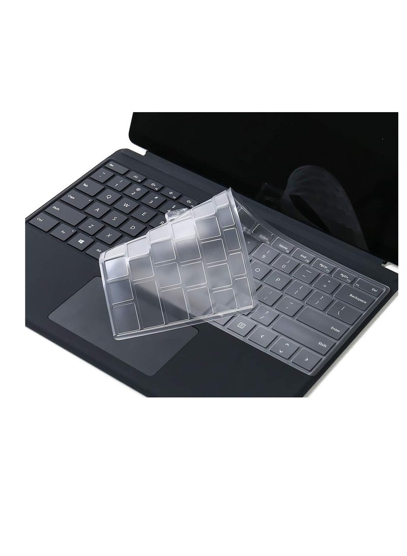 Keyboard Cover for Microsoft Surface Pro 10 13 inch 2024 & Surface Pro 9/8 13 inch i5 i7 (2022-2021) & Surface Pro X 13 inch (2020-2019) Tablet 13 Inch Laptop Keyboard Protector Accessories-TPU