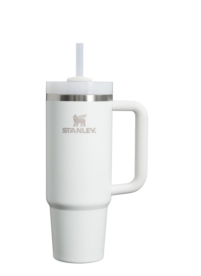 Stanley Stanley Quencher H2.0 Tumbler with Handle & Straw 30 oz | Twist On 3-Way Lid | Cupholder Compatible for Travel | Insulated Stainless Steel Cup | BPA-Free | Frost  - Image 1