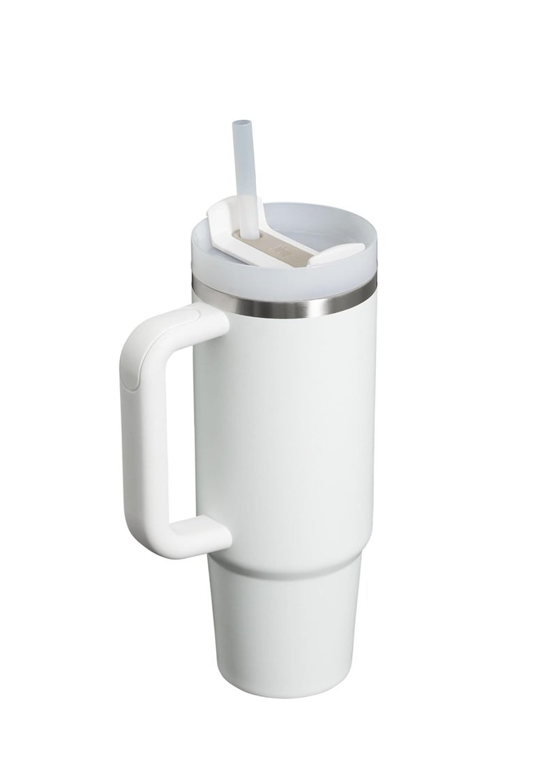 Stanley Stanley Quencher H2.0 Tumbler with Handle & Straw 30 oz | Twist On 3-Way Lid | Cupholder Compatible for Travel | Insulated Stainless Steel Cup | BPA-Free | Frost  - Image 2