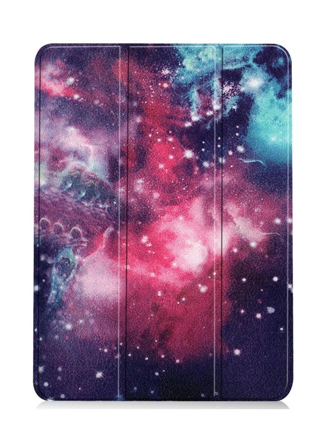 بيوينتي حافظة آيباد 10 مصنوعة من الجلد بثلاث طيات جالاكسي