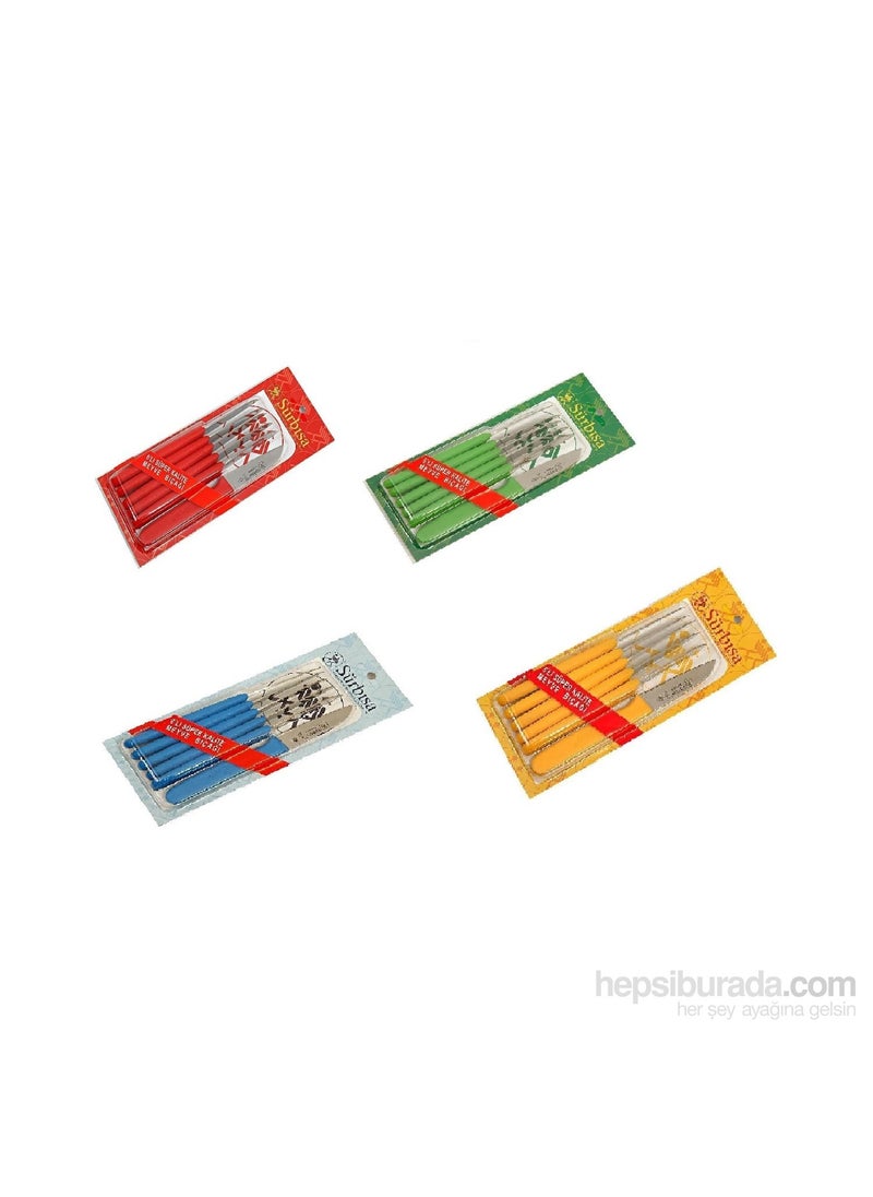 Sürbisa 61007 Fruit Set (6 Pcs) Fruit Knife 