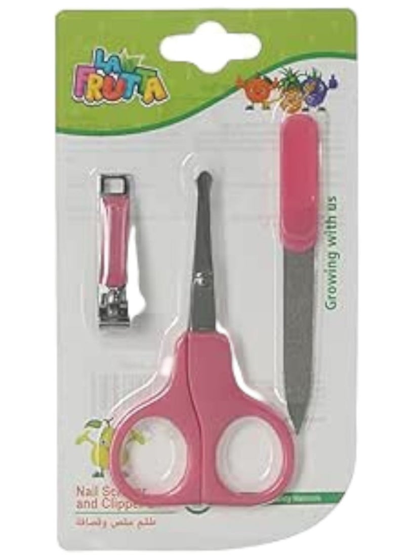 La Frutta La Frutta Baby safe Manicure Set for kids - pink  - Image 1