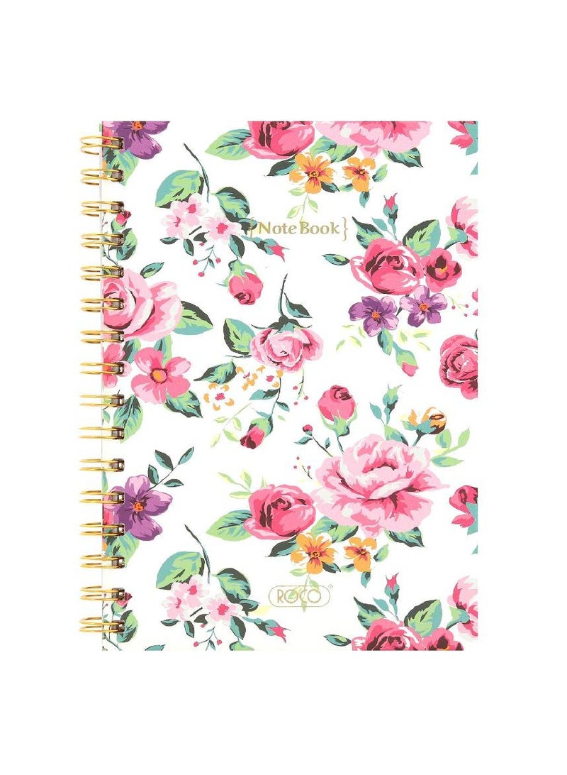 ROCO Notebook "Notes" FloralA580 Sheets - Image 1