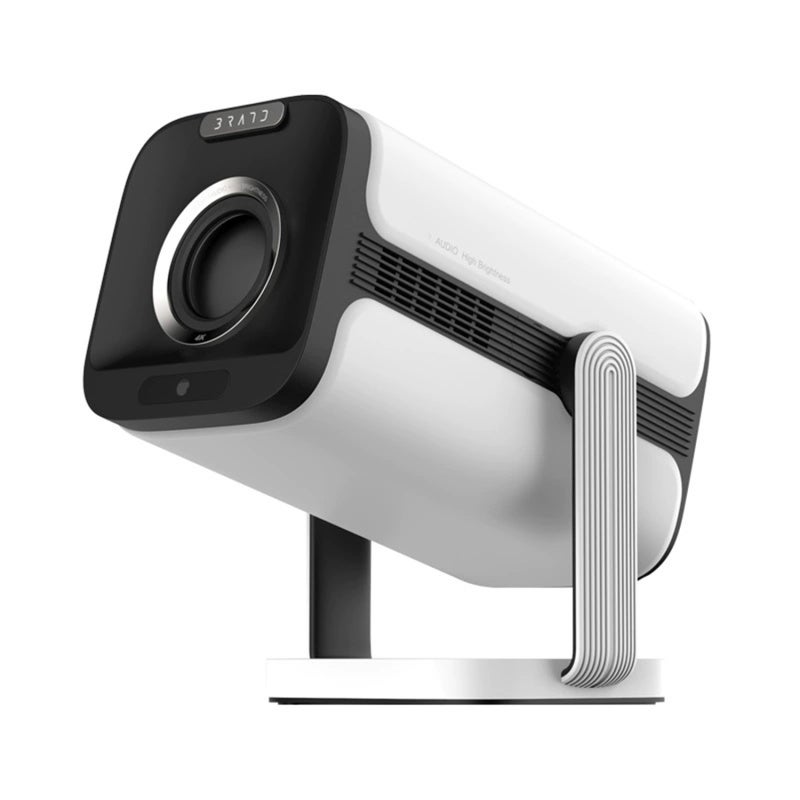 Smart Projector: Native 1080P Resolution 4K Support - Android 11.0 System Quiet Operation Portable Projector for Home Theater Gaming Online Teaching Video Conferencing - Image 1