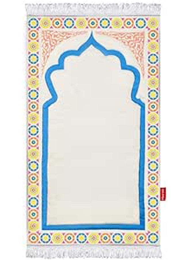 ريكراك - سجادة صلاة مبطنة مطبوعة- إطار ملون - Image 1