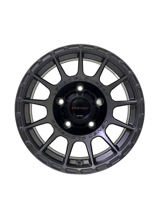 Lenso جنط ألوي لنسو فينوم-7 VN7 15x8 5x139.7 ET-6 هايبر داكن - Image 3