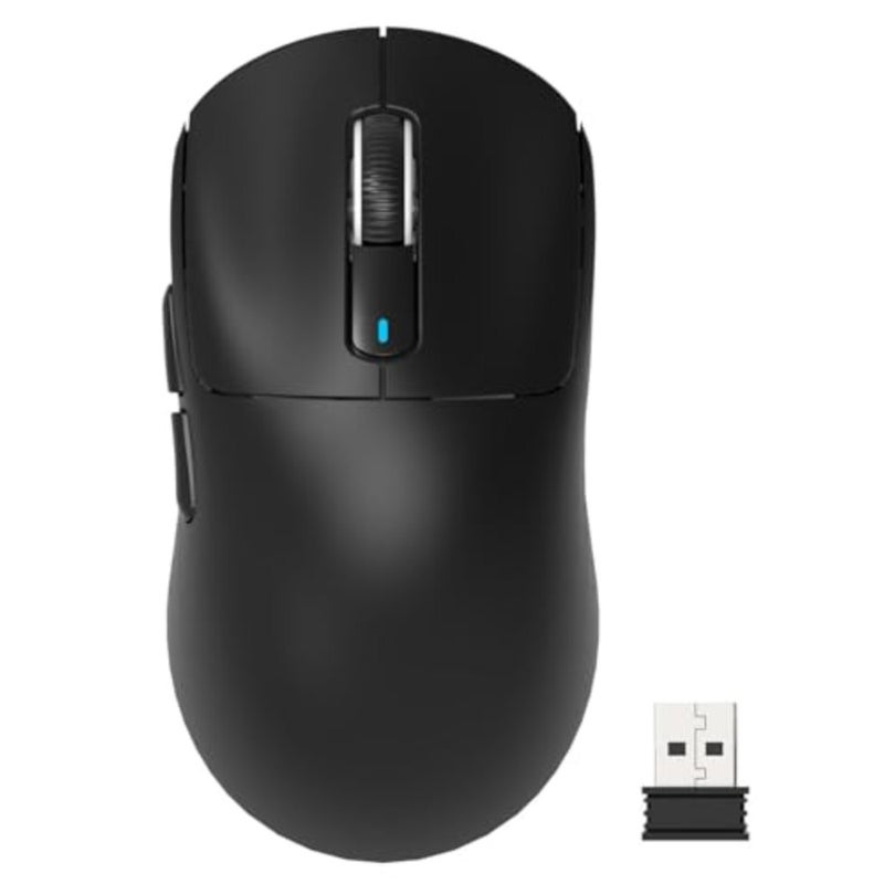 ماوس ألعاب للكمبيوتر الشخصي/Win/Mac: X3 لاسلكي خفيف الوزن مع وضع ثلاثي 2.4G/USB-C/Bluetooth، 26K DPI، مستشعر PAW3395، مفاتيح Kailh GM8.0، 5 أزرار قابلة للبرمجة - Image 1