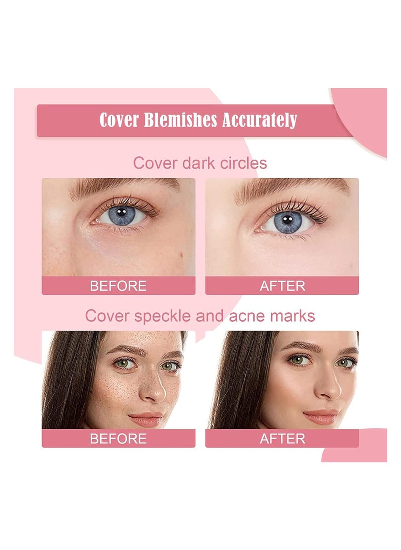 Generic - Creamy concealer professional corrector palette foundation with 12 colors full coverage makeup that lasts long designed to reduce dark circles under the eyes acne blemishes and redness - Image 1